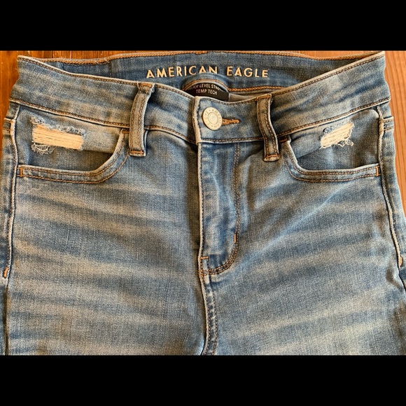 AMERICAN EAGLE Hi-Rise Jegging, Next Level Stretch temp tech Size 0 Regular - Picture 5 of 10